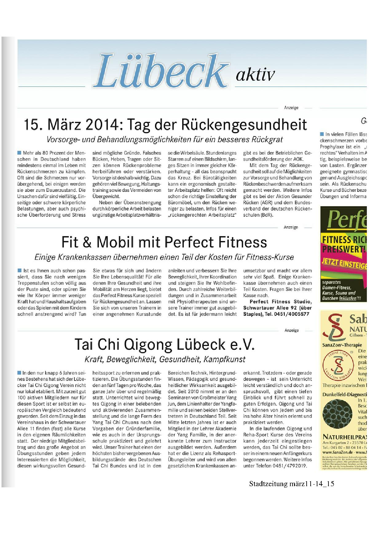 Stadtzeitung märz 14